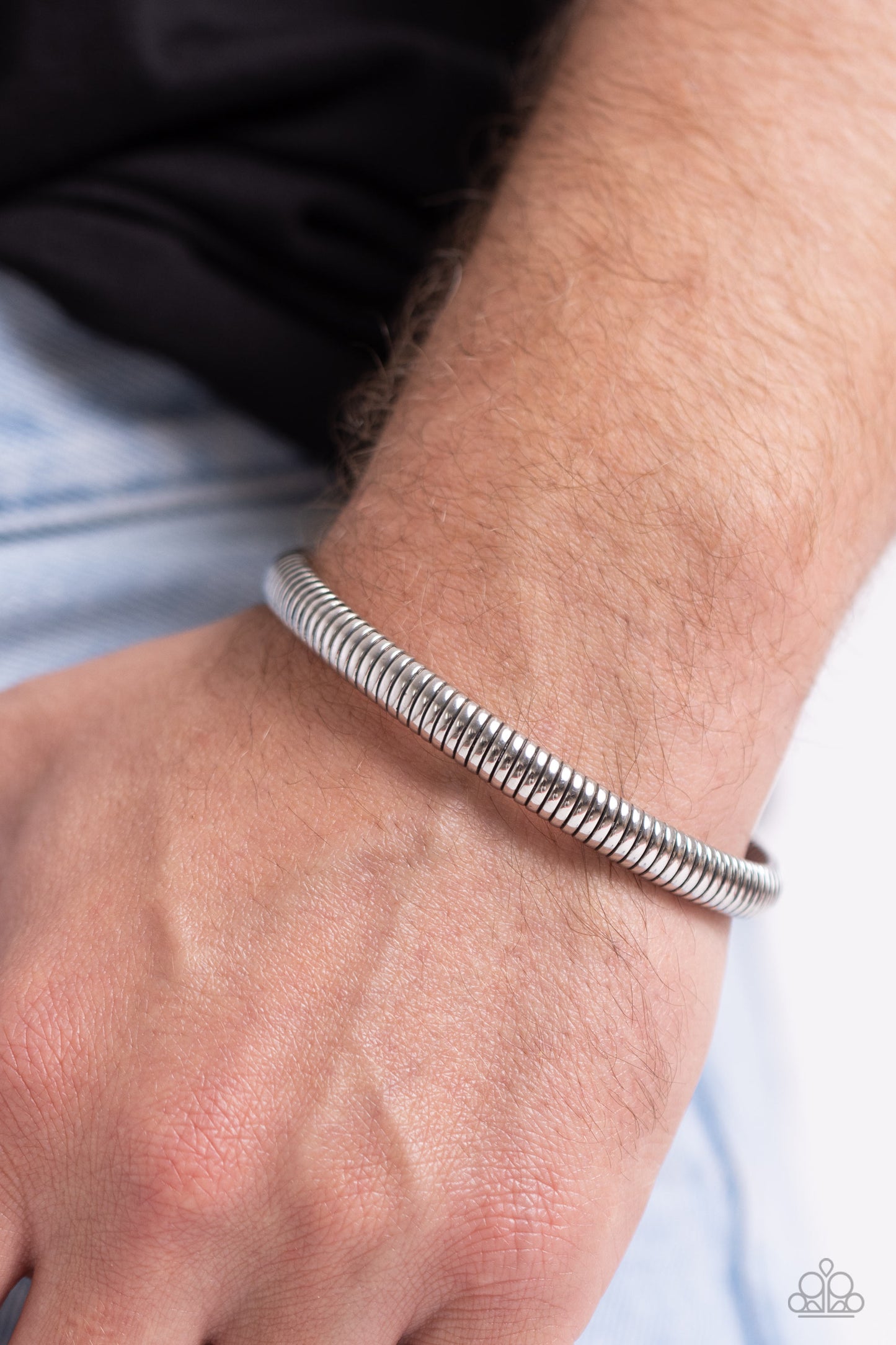 Let It RIB - Silver Paparazzi Accessories