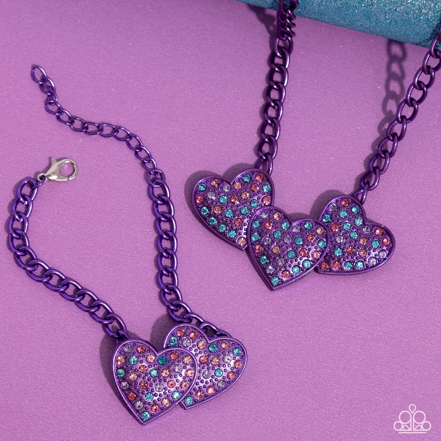 Lovestruck Lineup - Purple Paparazzi Accessories