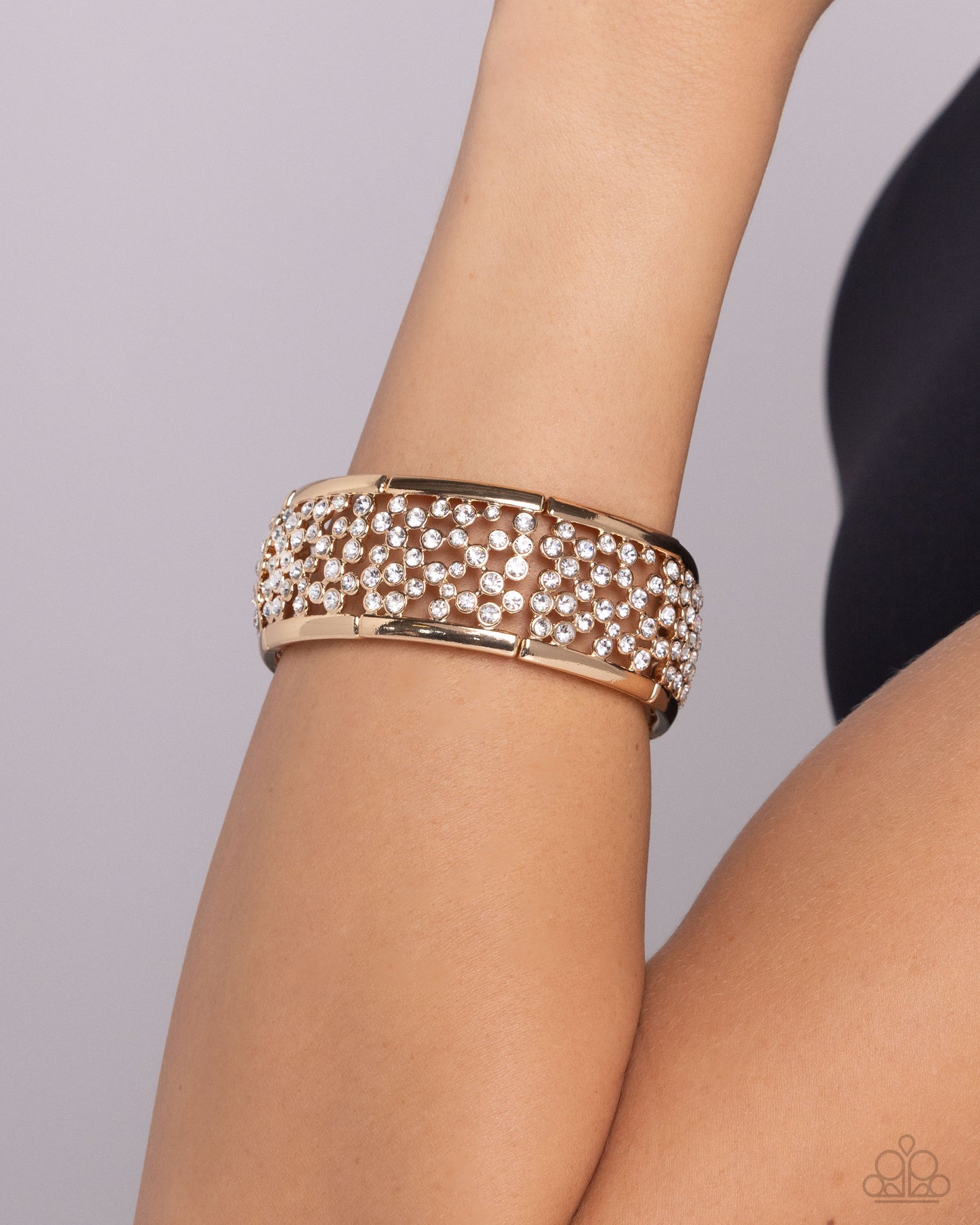 Subtly Scattered - Gold Paparazzi Accessories