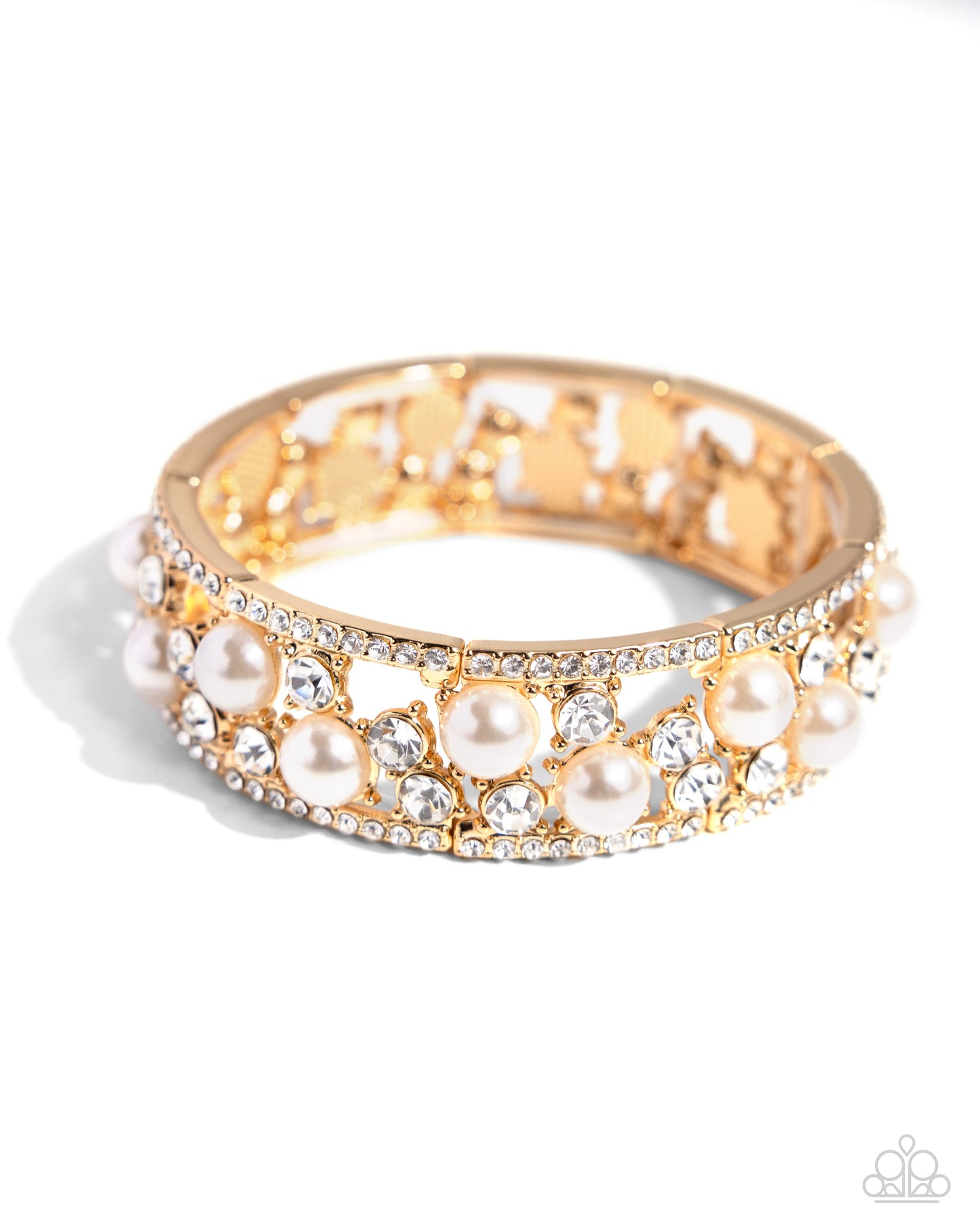 Opera Singer - Gold Paparazzi Accessories