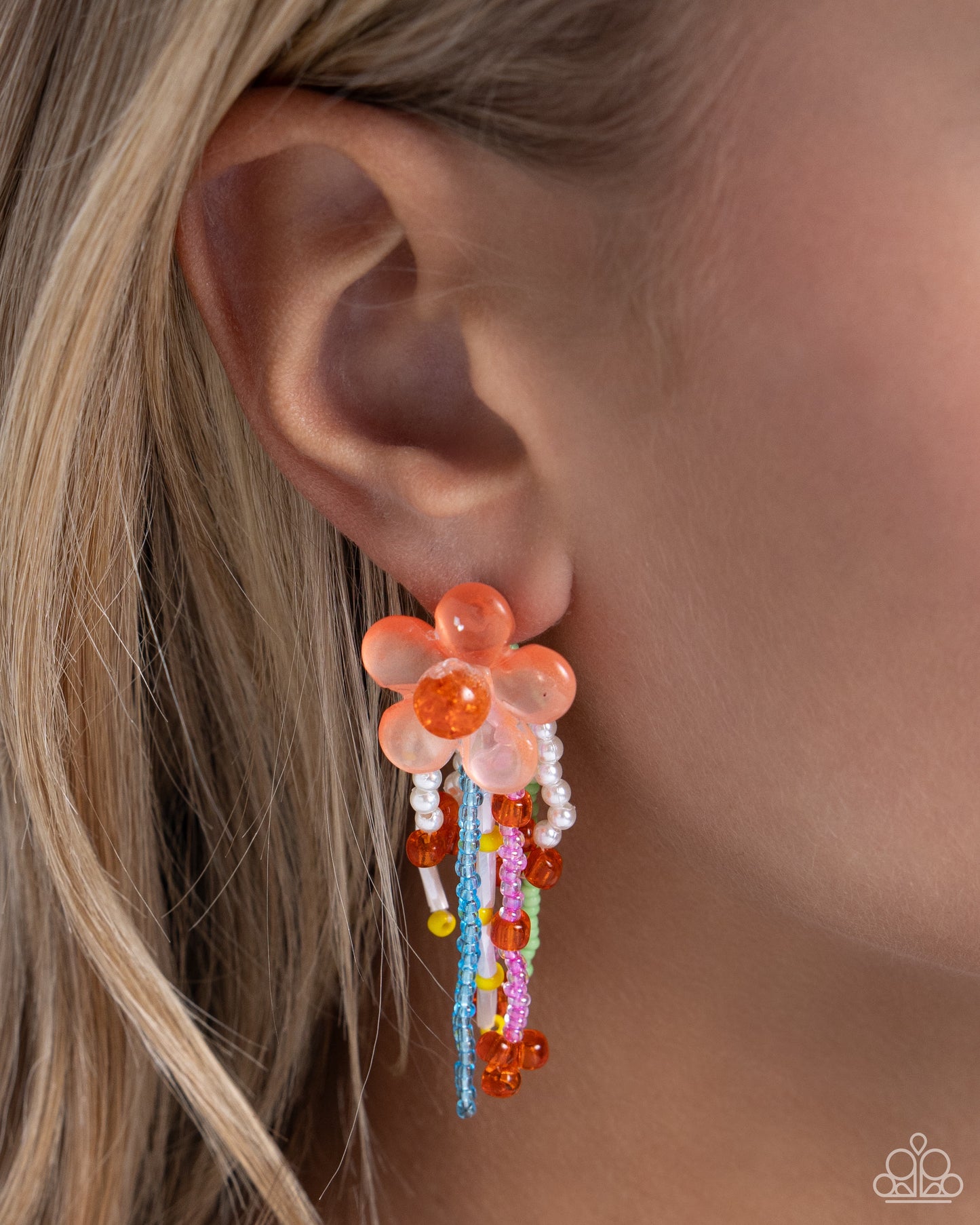Japanese Blossoms - Orange Paparazzi Accessories