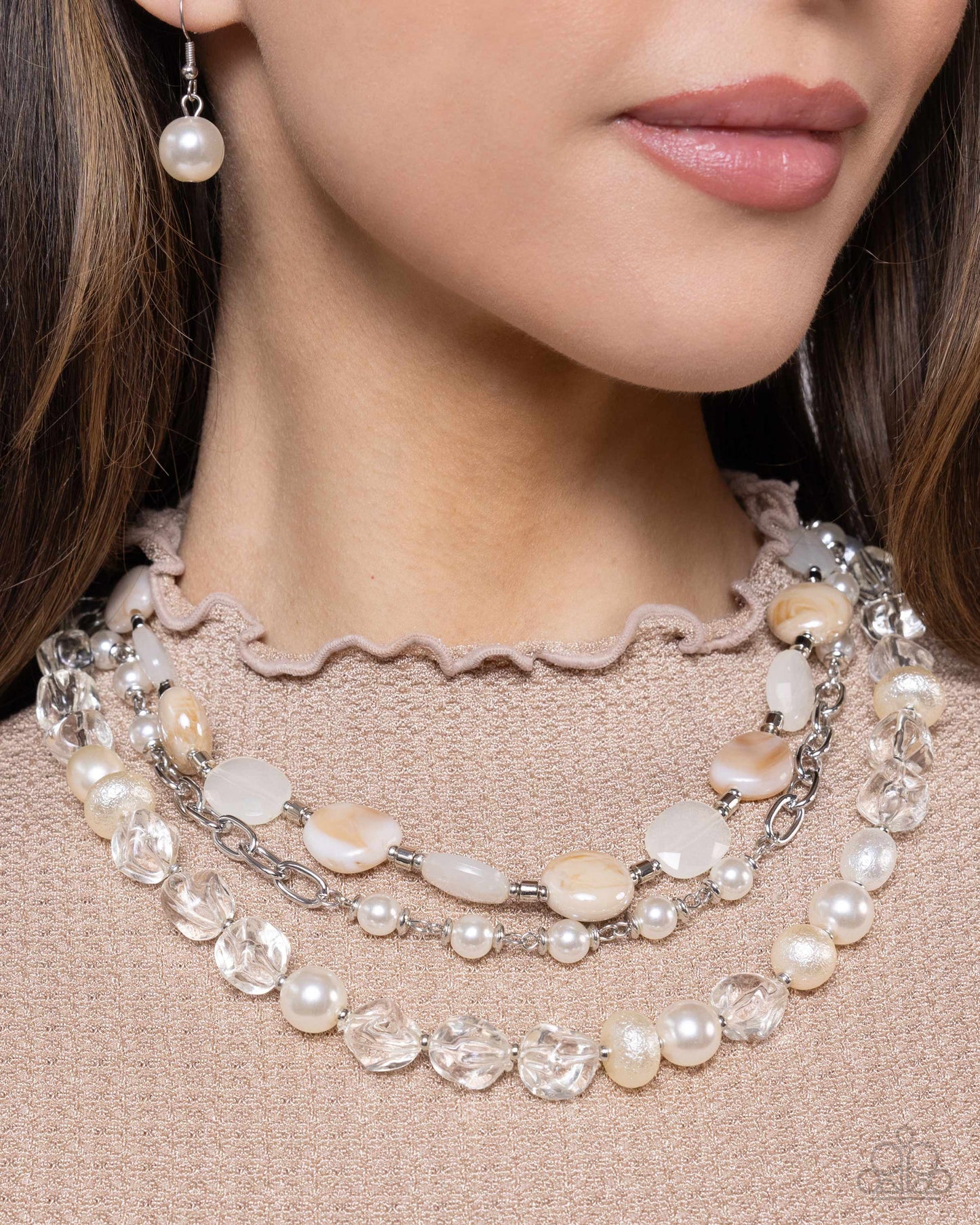 Essential Elegance - White Paparazzi Accessories