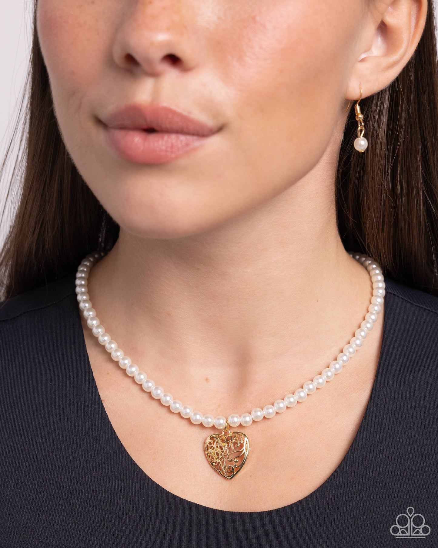 Filigree Infatuation - Gold Paparazzi Accessories