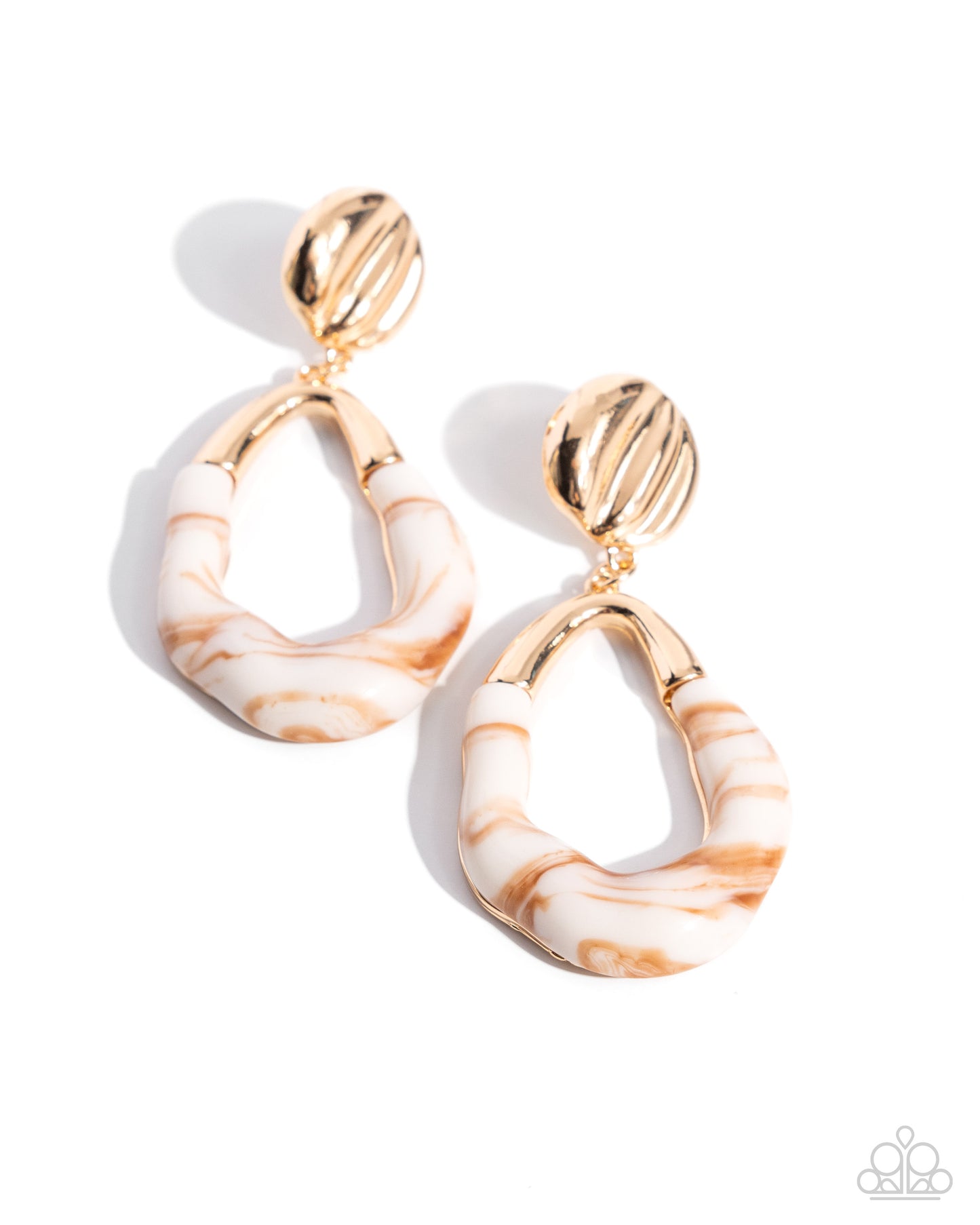 High-Sheen Swirls - Gold Paparazzi Accessories