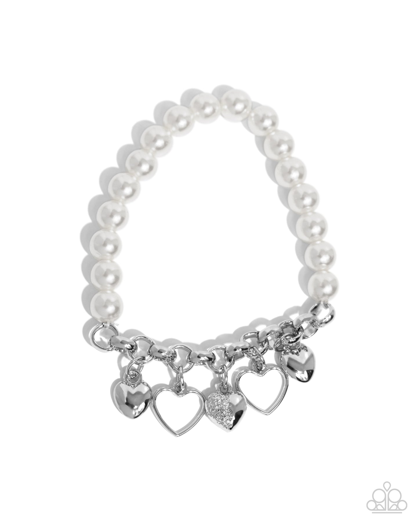 Charming Candidate - White Paparazzi Accessories