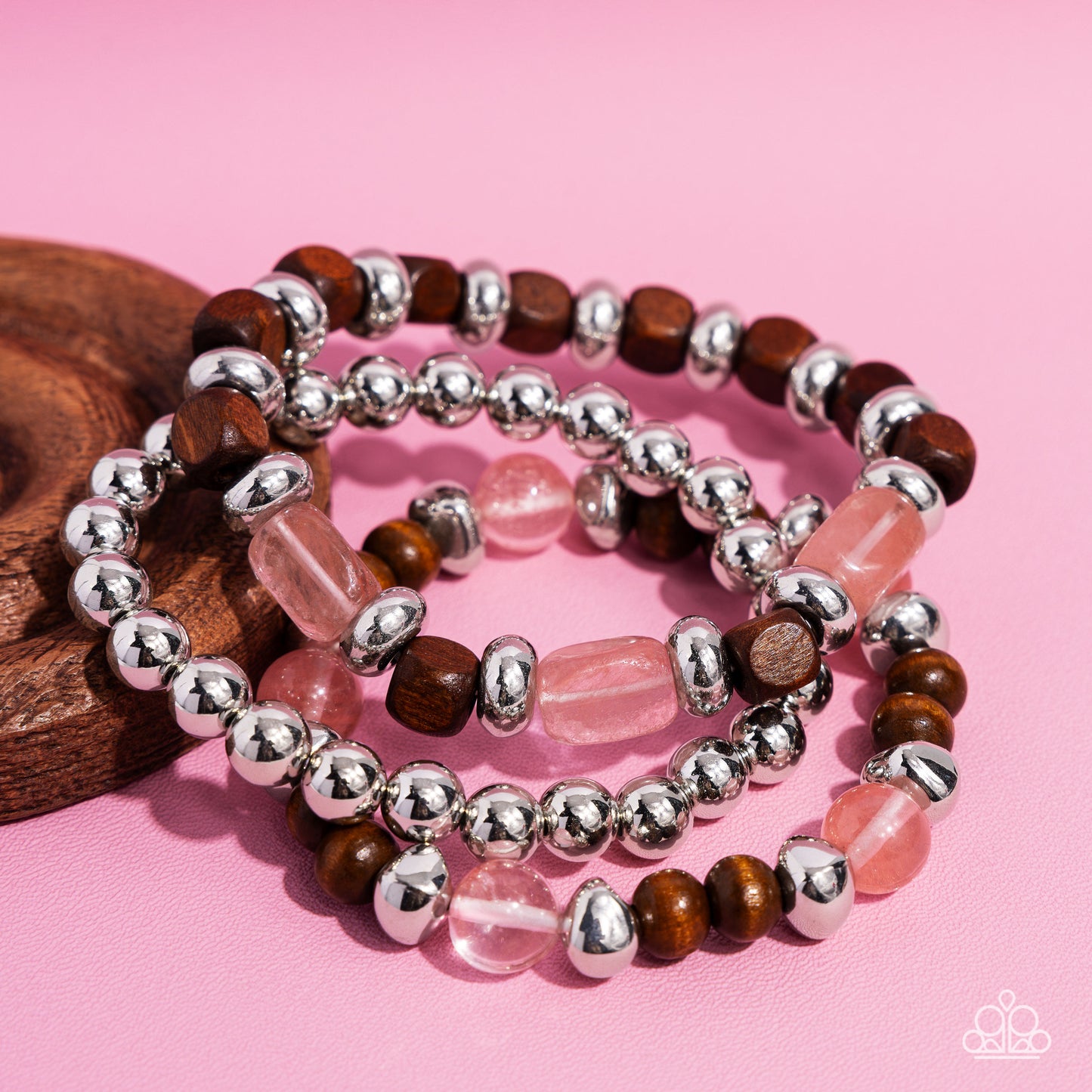 DIVERSIFIED Wood - Pink Paparazzi Accessories