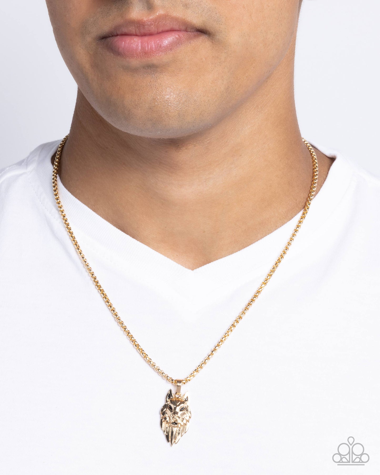 Wolf Warrior - Gold Paparazzi Accessories