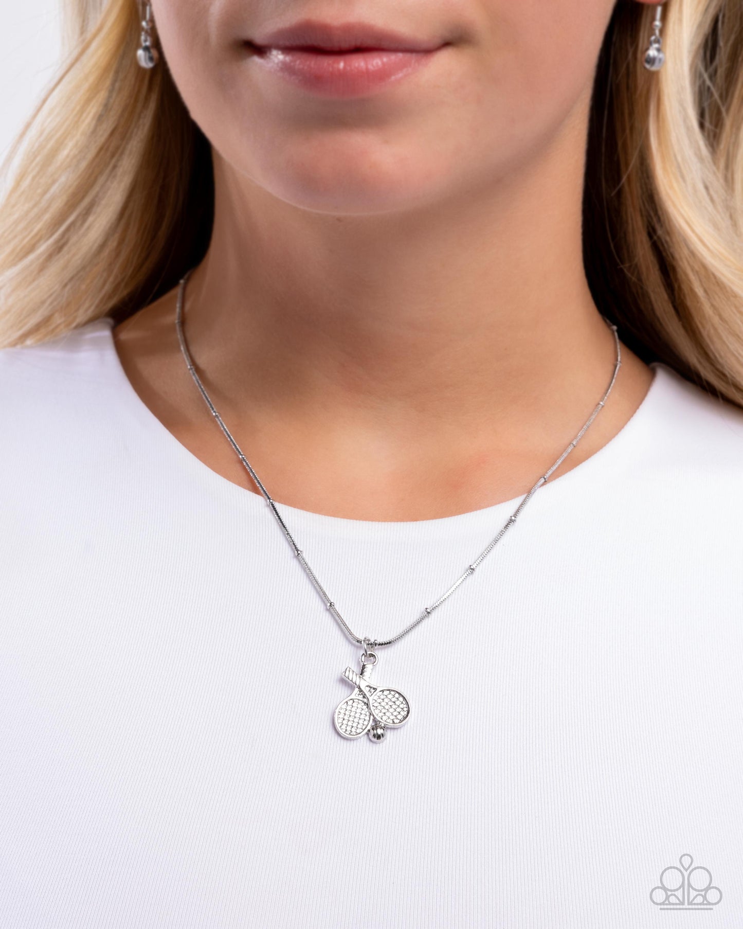 Adorable Ace - Silver Paparazzi Accessories