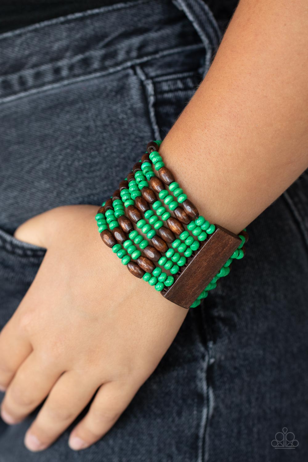Tropical Nirvana - Green Paparazzi Accessories