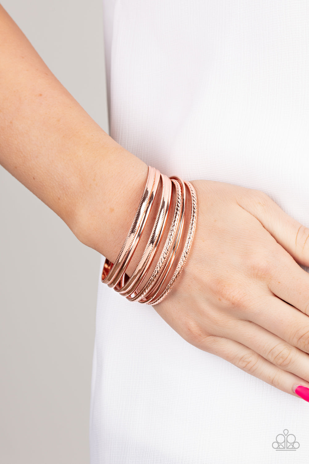 Stackable Shimmer - Copper Paparazzi Accessories