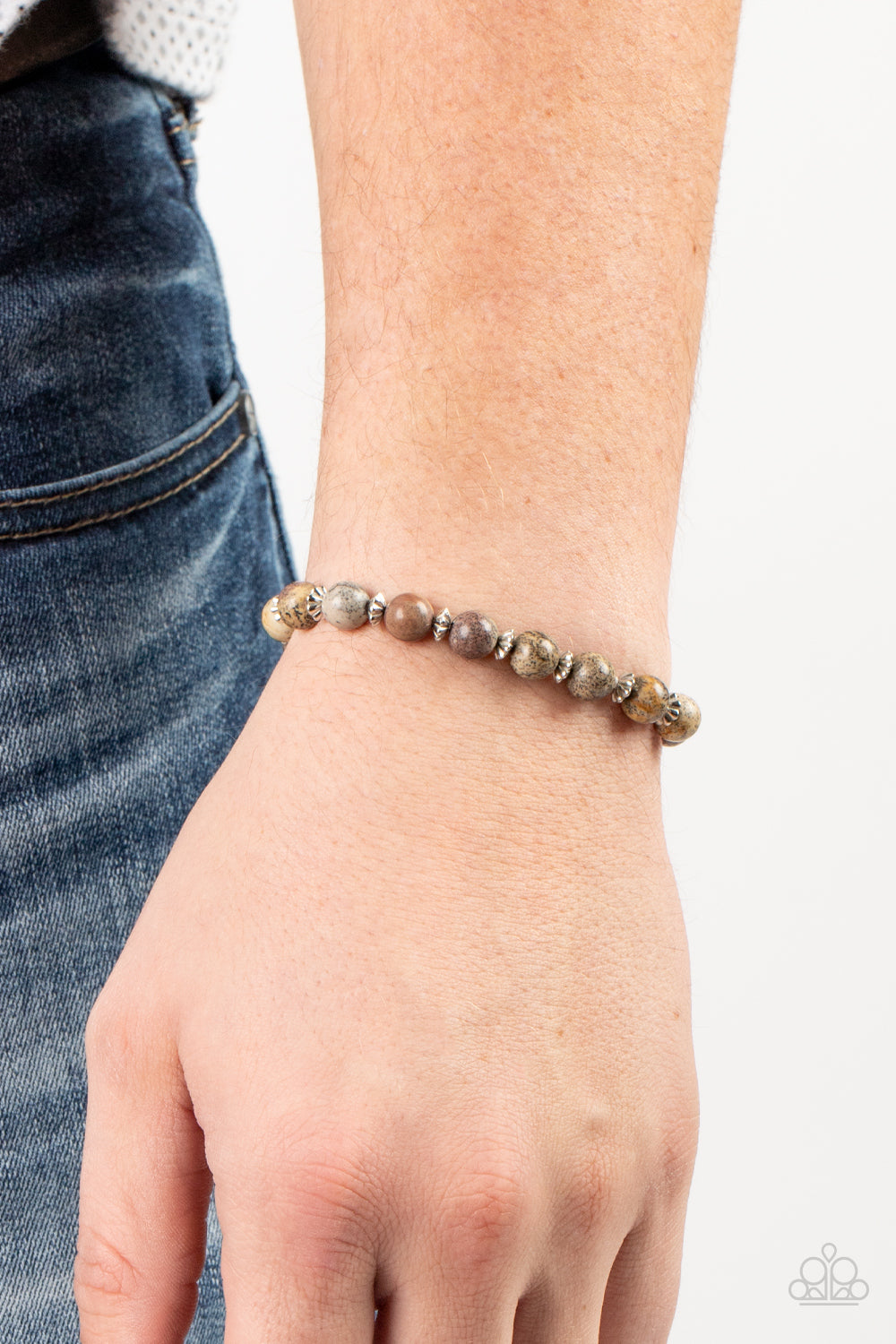 Keep The Peace - Silver Paparazzi Accessories