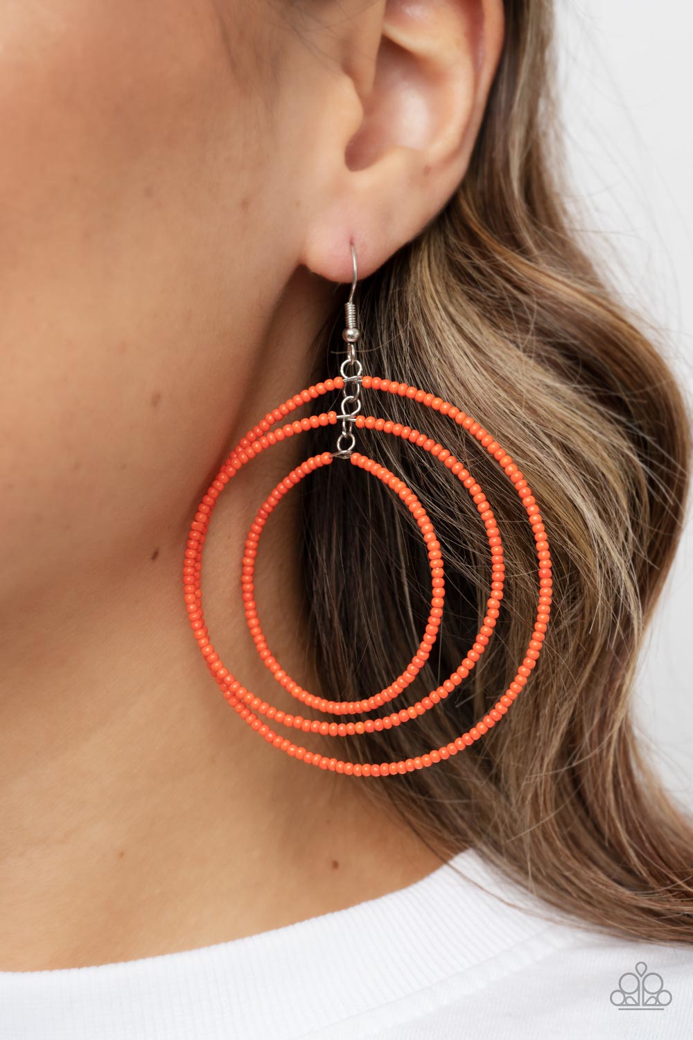 Colorfully Circulating - Orange Paparazzi Accessories