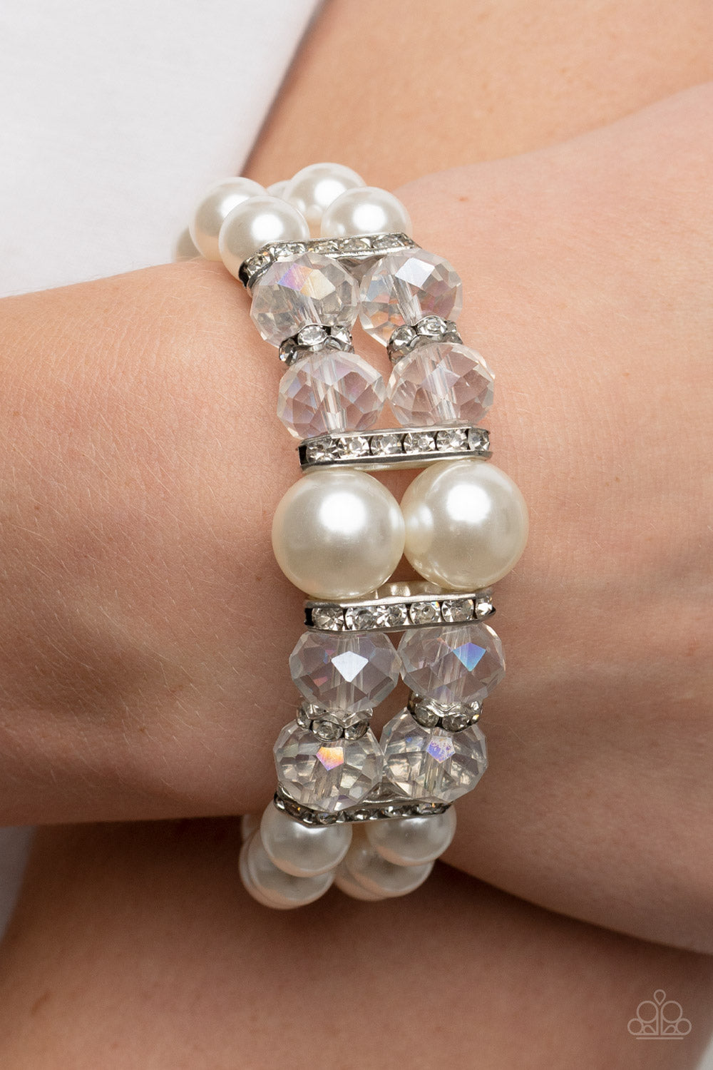 Timelessly Tea Party - White Paparazzi Accessories