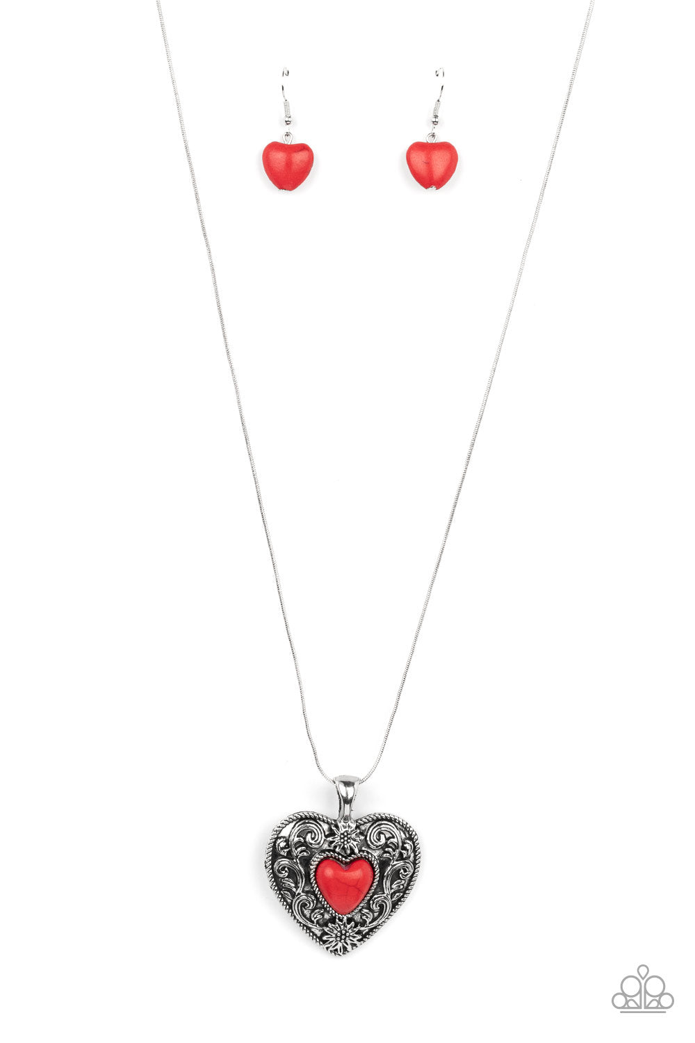 Wholeheartedly Whimsical - Red Paparazzi Accessories