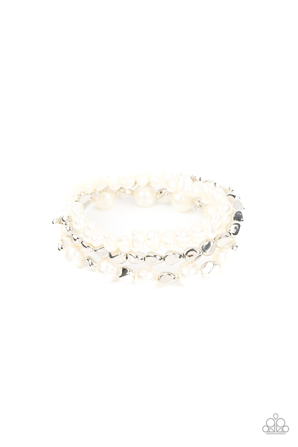 Shoreside Soiree - White Paparazzi Accessories