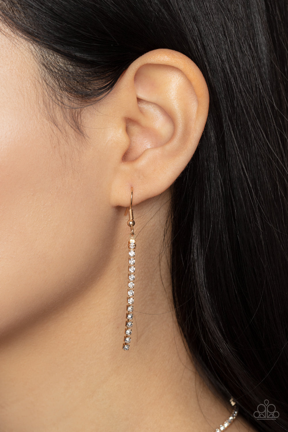 Infinitely Icy - Gold Paparazzi Accessories