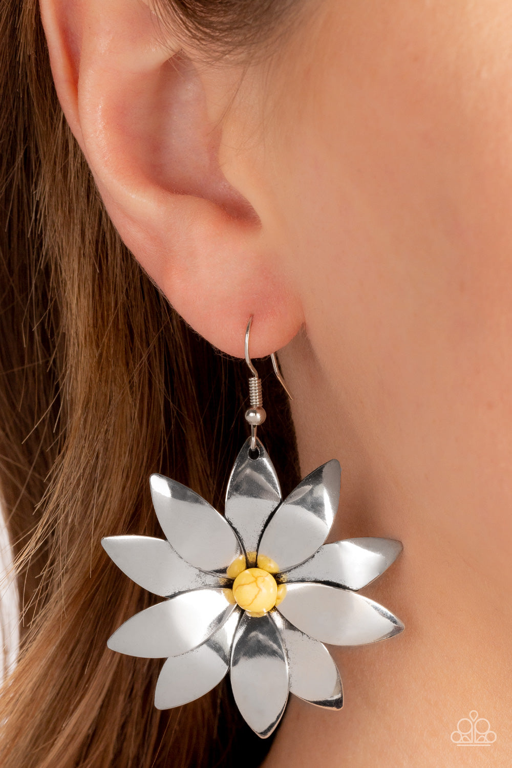 Pinwheel Prairies - Yellow Paparazzi Accessories