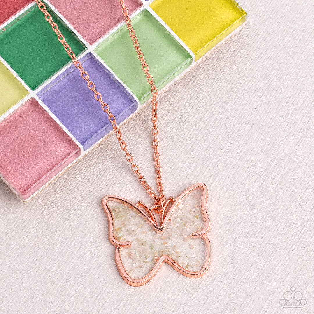 Gives Me Butterflies - Copper Paparazzi Accessories