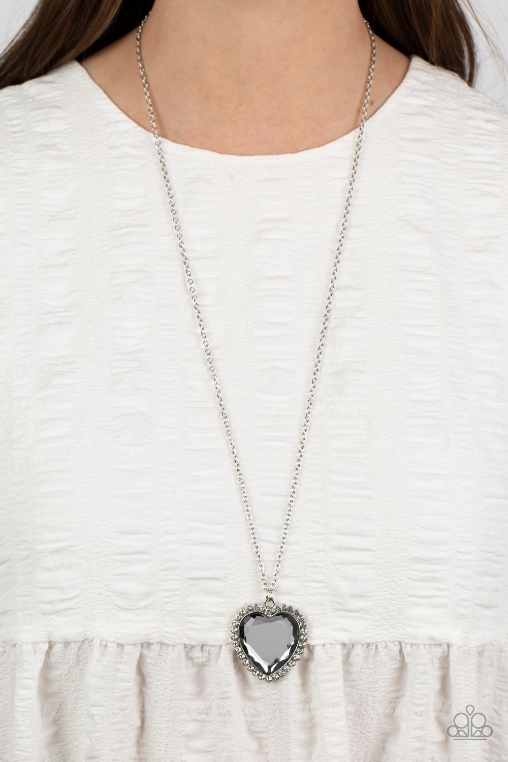 Prismatically Twitterpated - Silver Paparazzi Accessories
