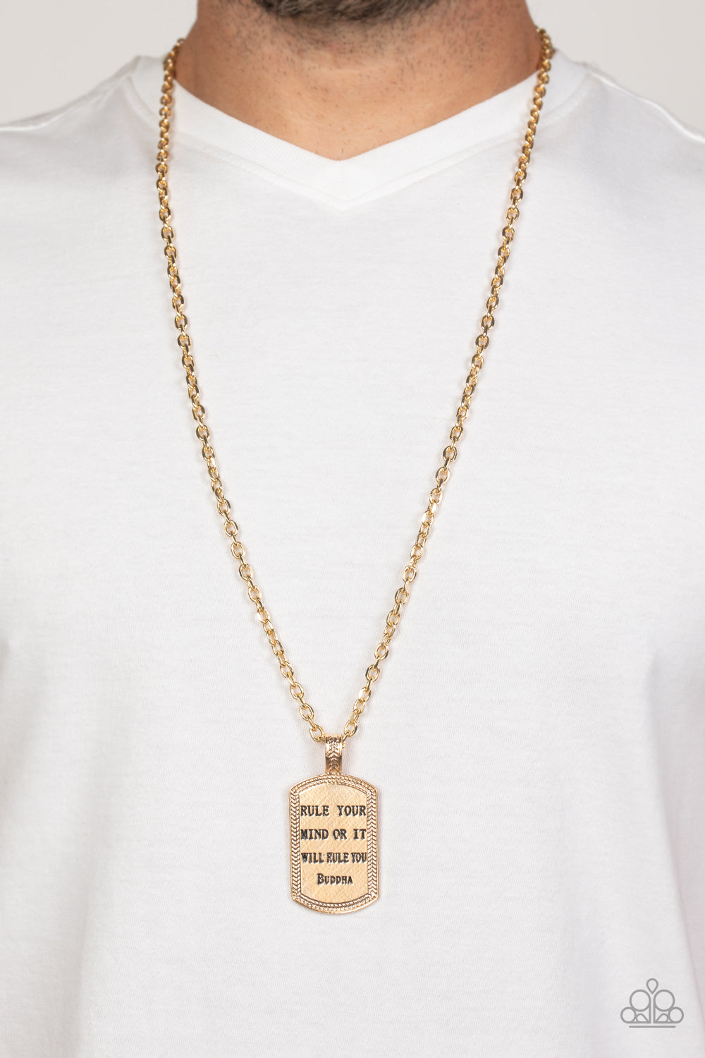 Empire State of Mind - Gold Paparazzi Accessories