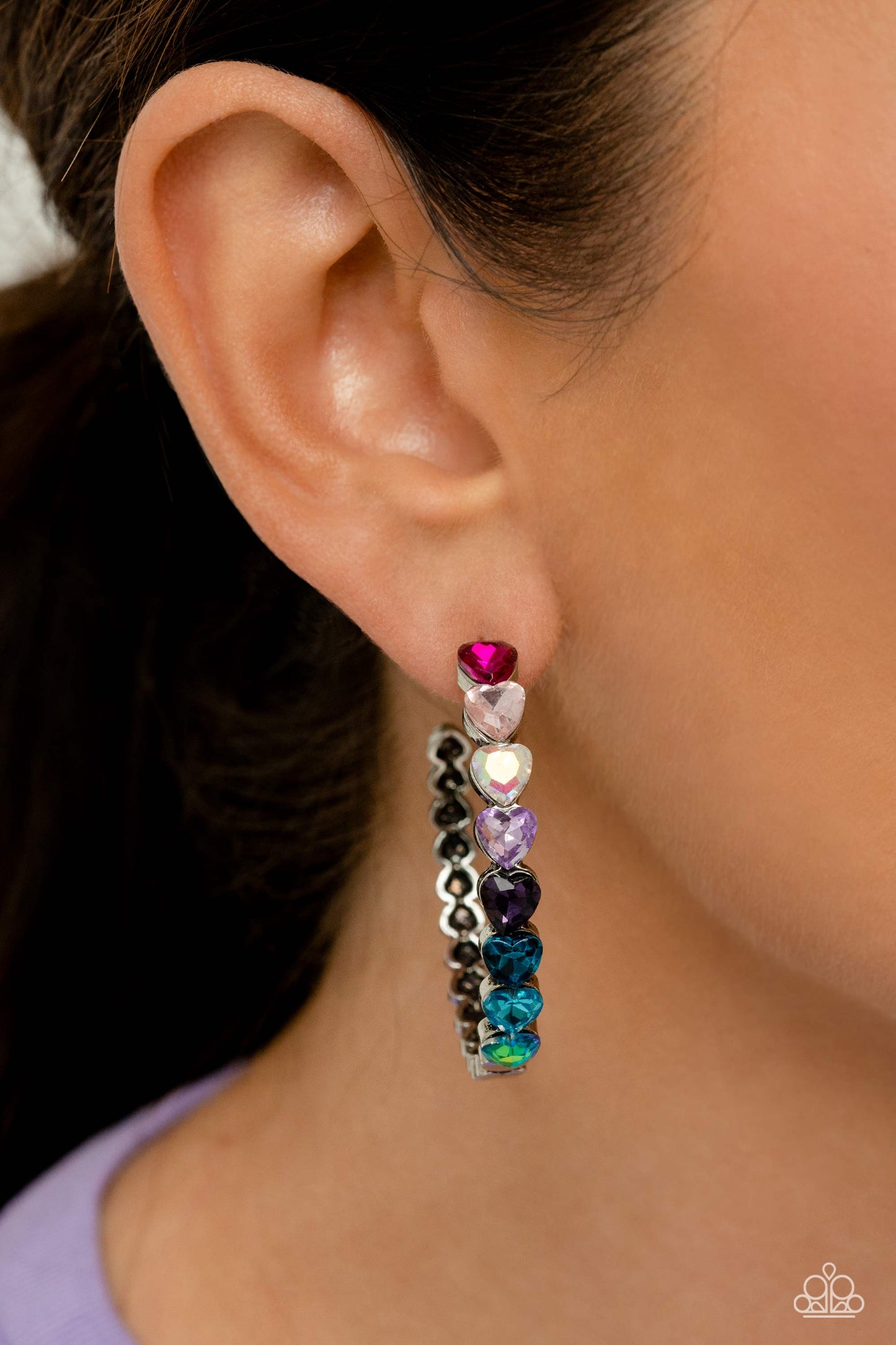 Hypnotic Heart Attack - Multi Paparazzi Accessories