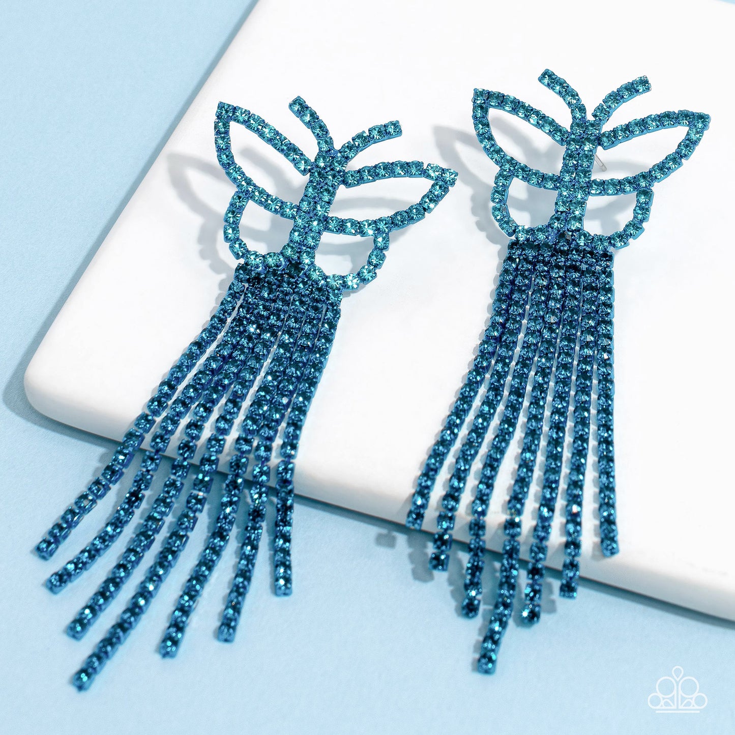 Billowing Butterflies - Blue Paparazzi Accessories