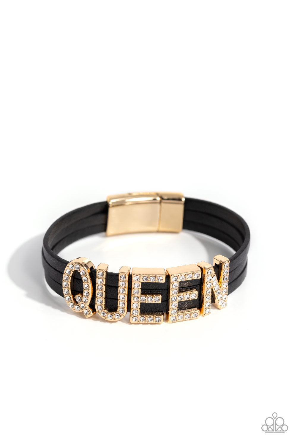 Queen of My Life - Gold Paparazzi Accessories