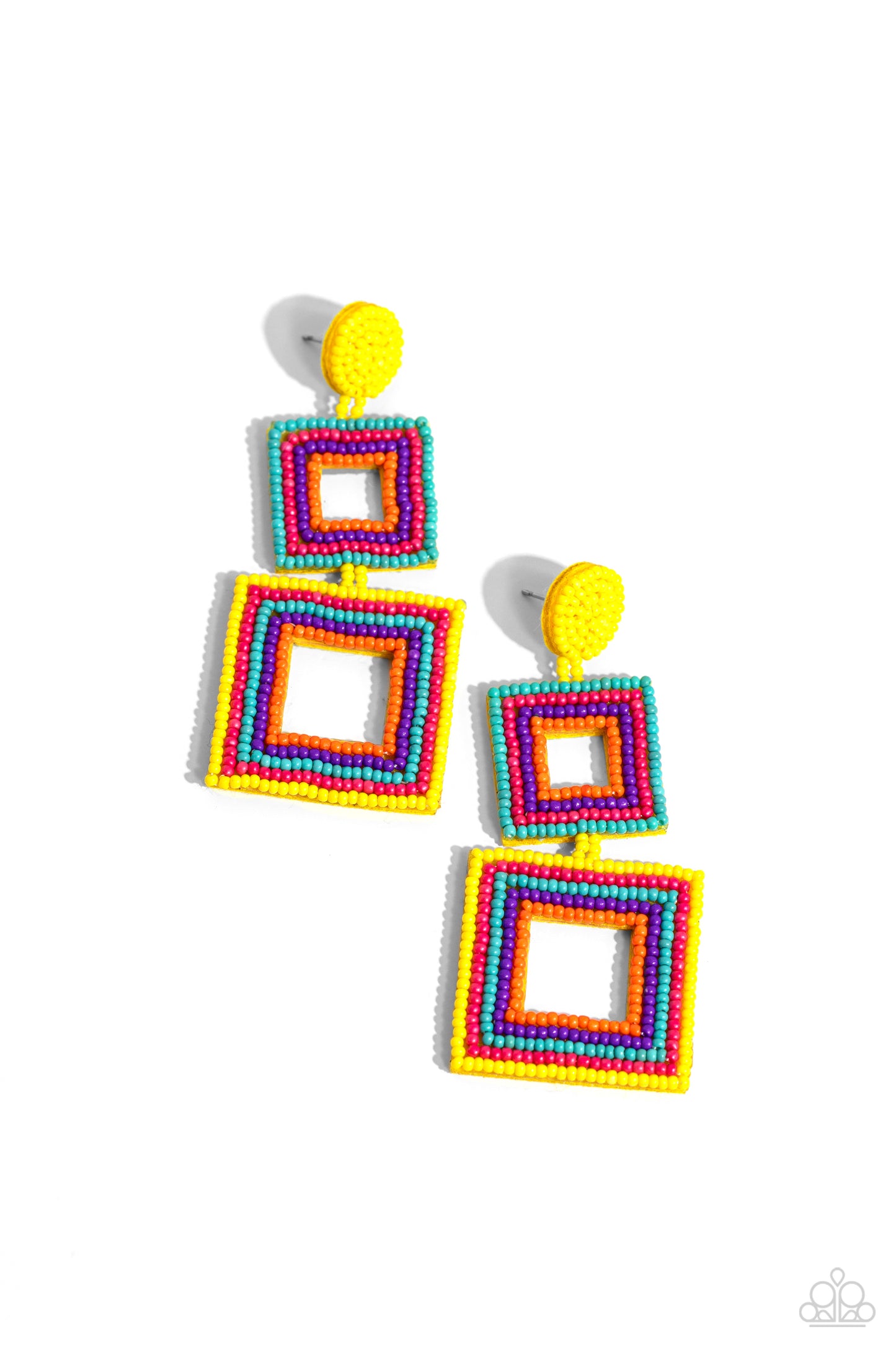 Seize the Squares - Multi Paparazzi Accessories
