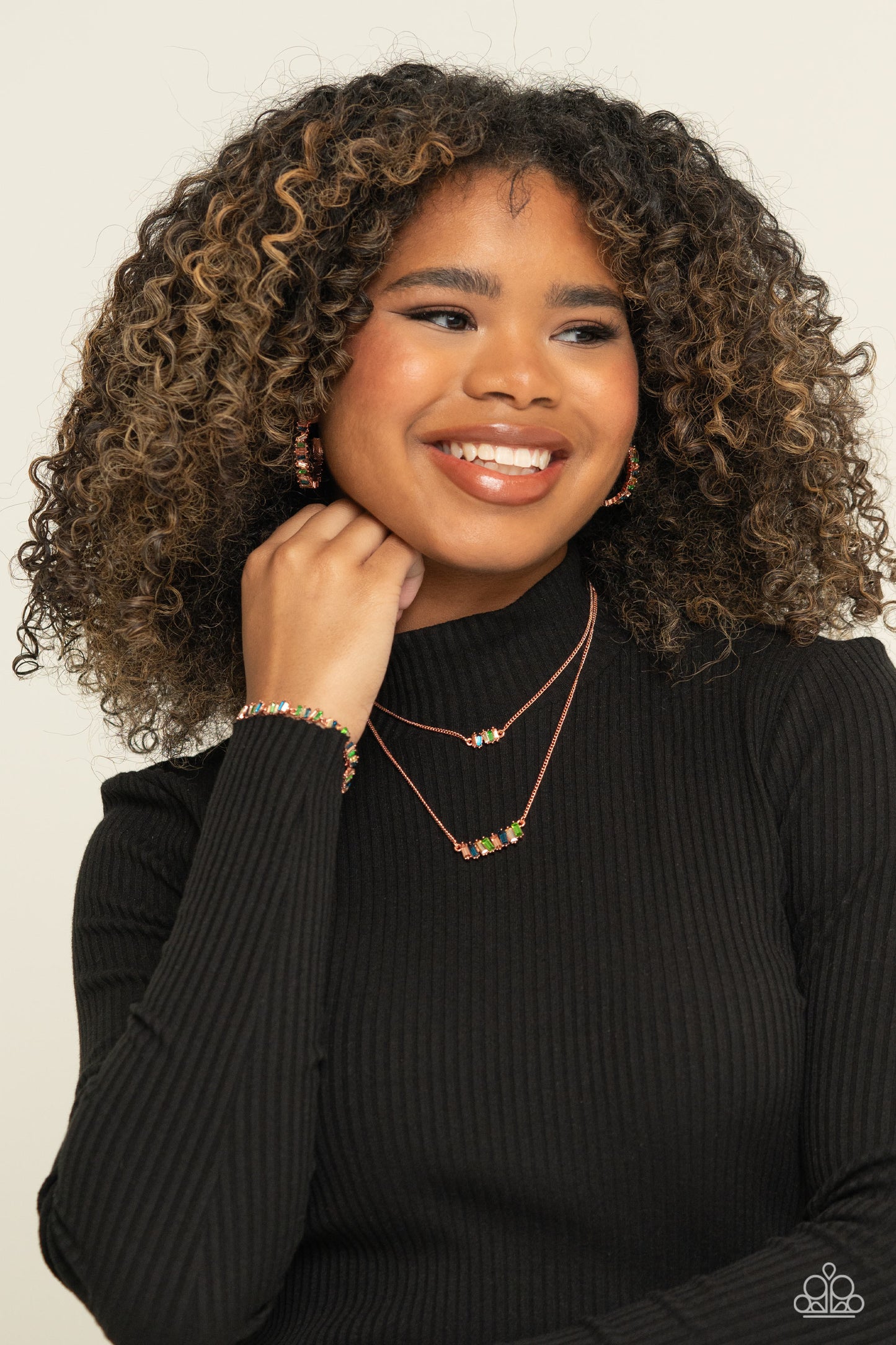 Easygoing Emeralds - Copper Paparazzi Accessories