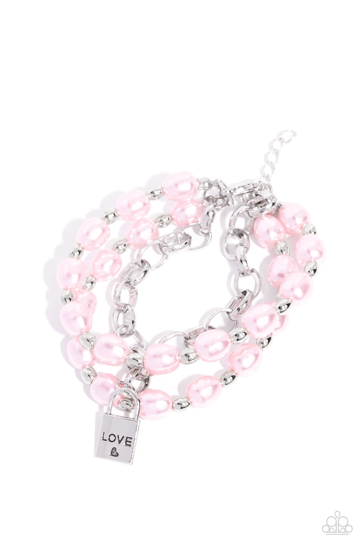 LOVE-Locked Legacy - Pink Paparazzi Accessories