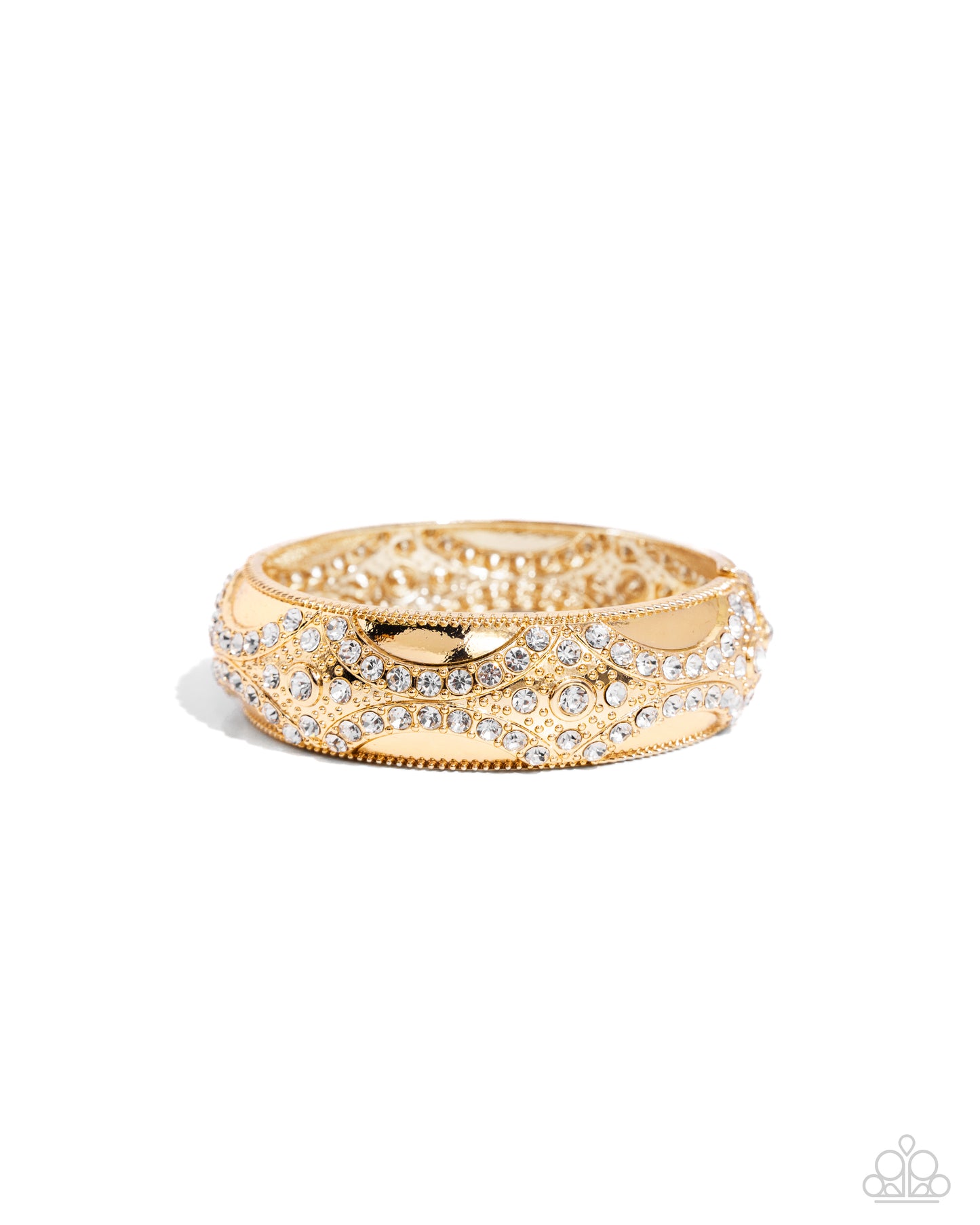 Draped in Decadence - Gold Paparazzi Accessories