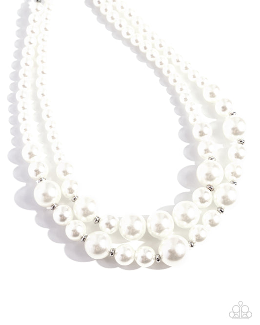 The More The Modest - White Paparazzi Accessories