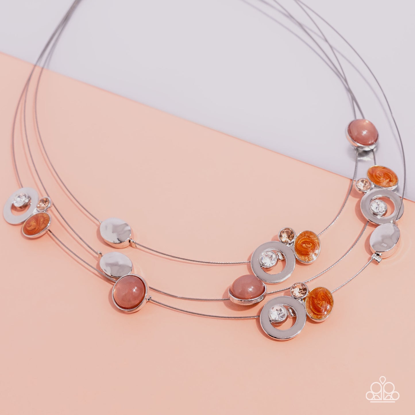 Affectionate Array - Orange Paparazzi Accessories