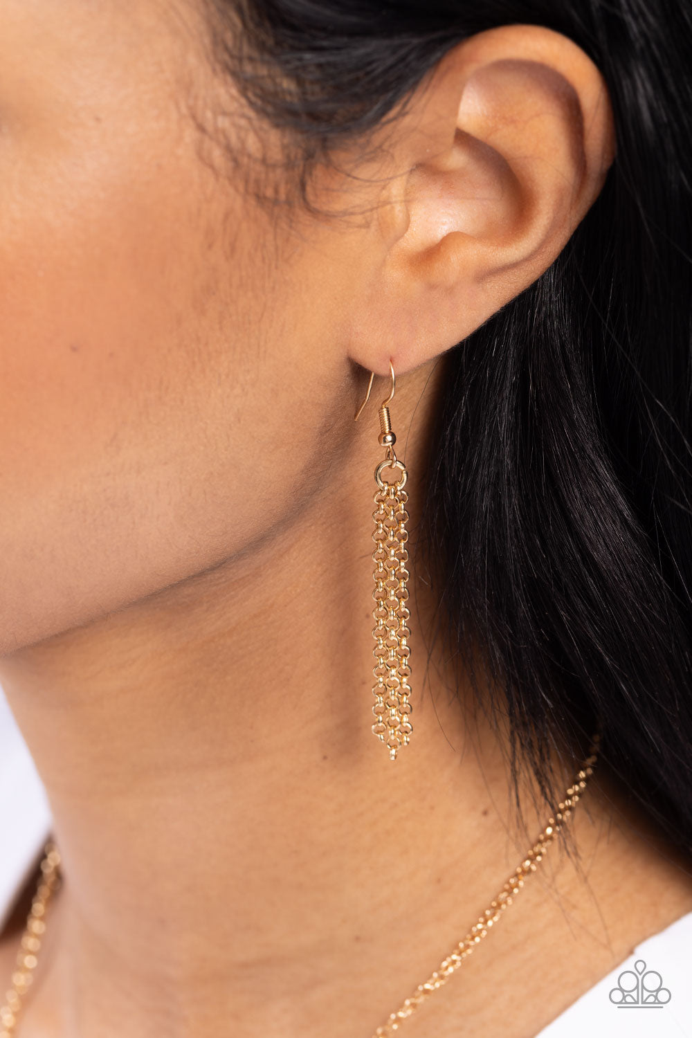 âLive The Life You Love - Gold Paparazzi Accessories