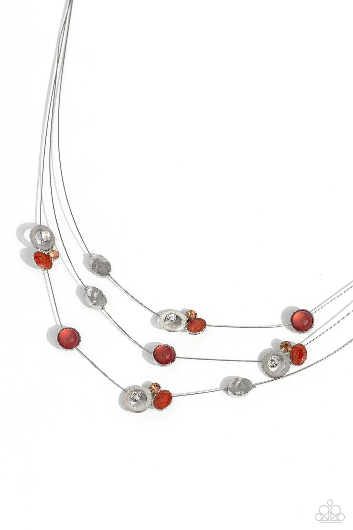 Affectionate Array - Orange Paparazzi Accessories