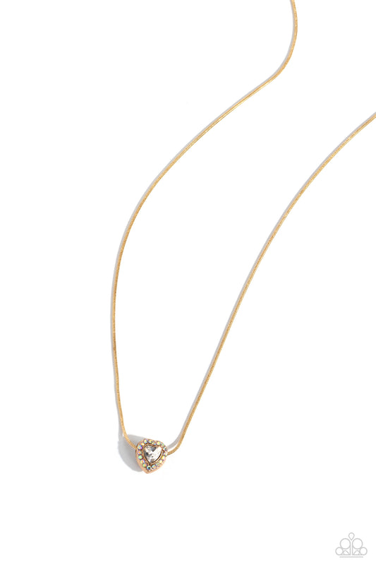 Simply Sentimental - Gold Paparazzi Accessories