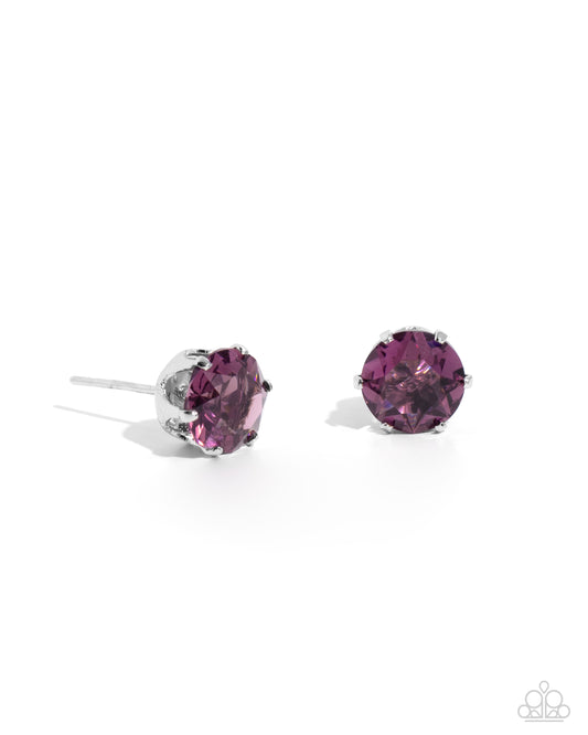 Breathtaking Birthstone - Purple Paparazzi Accessories