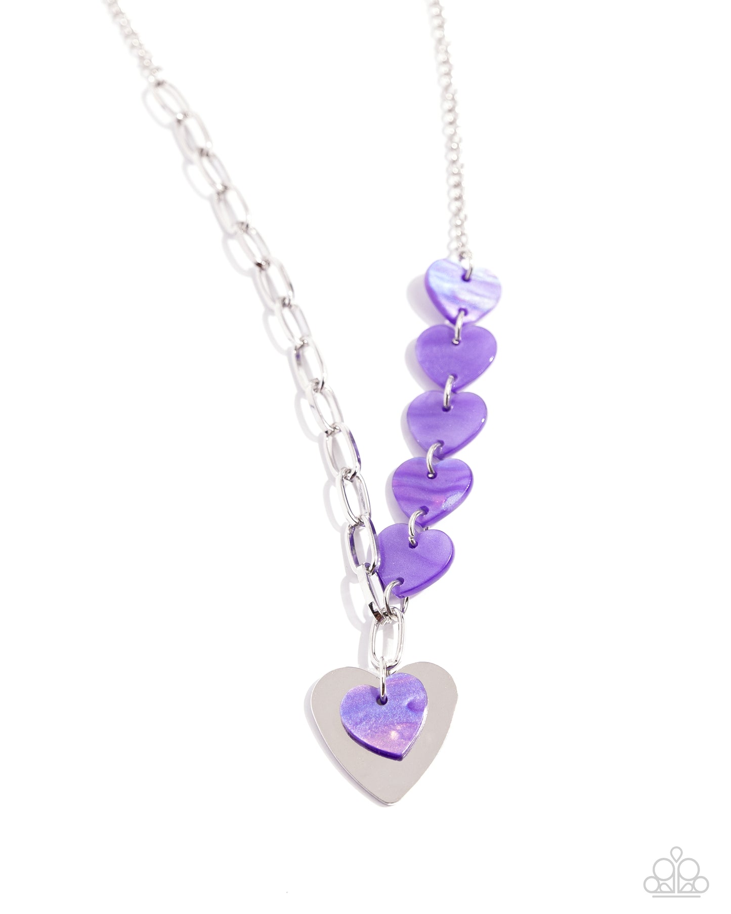 HEART Of The Movement - Purple Paparazzi Accessories