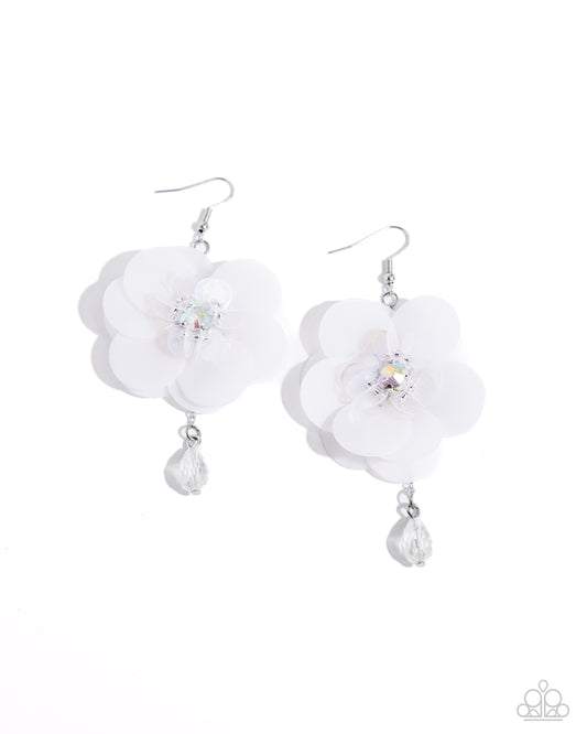 Oversized Opulence - White Paparazzi Accessories