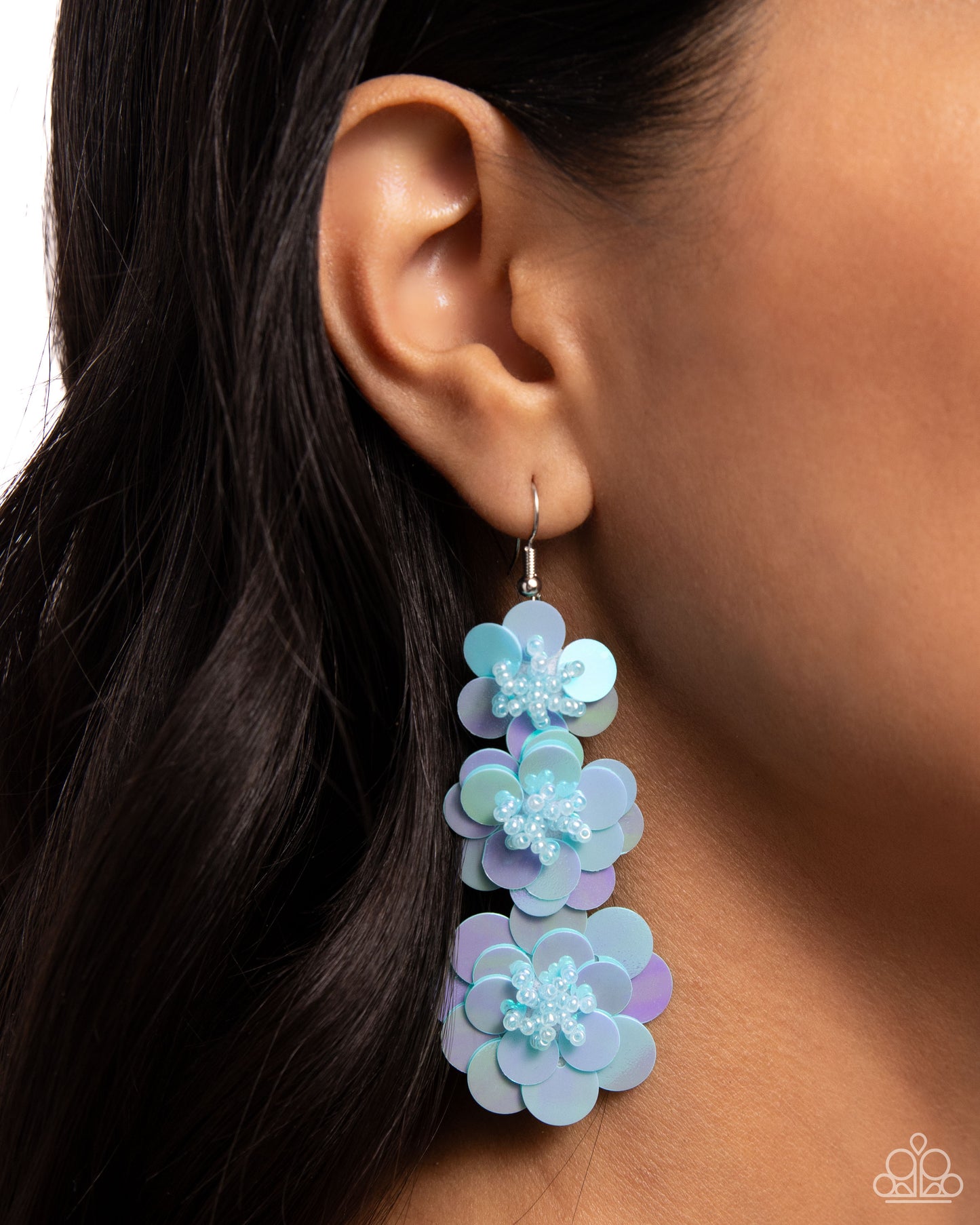 Beaded Bouquet - Blue Paparazzi Accessories