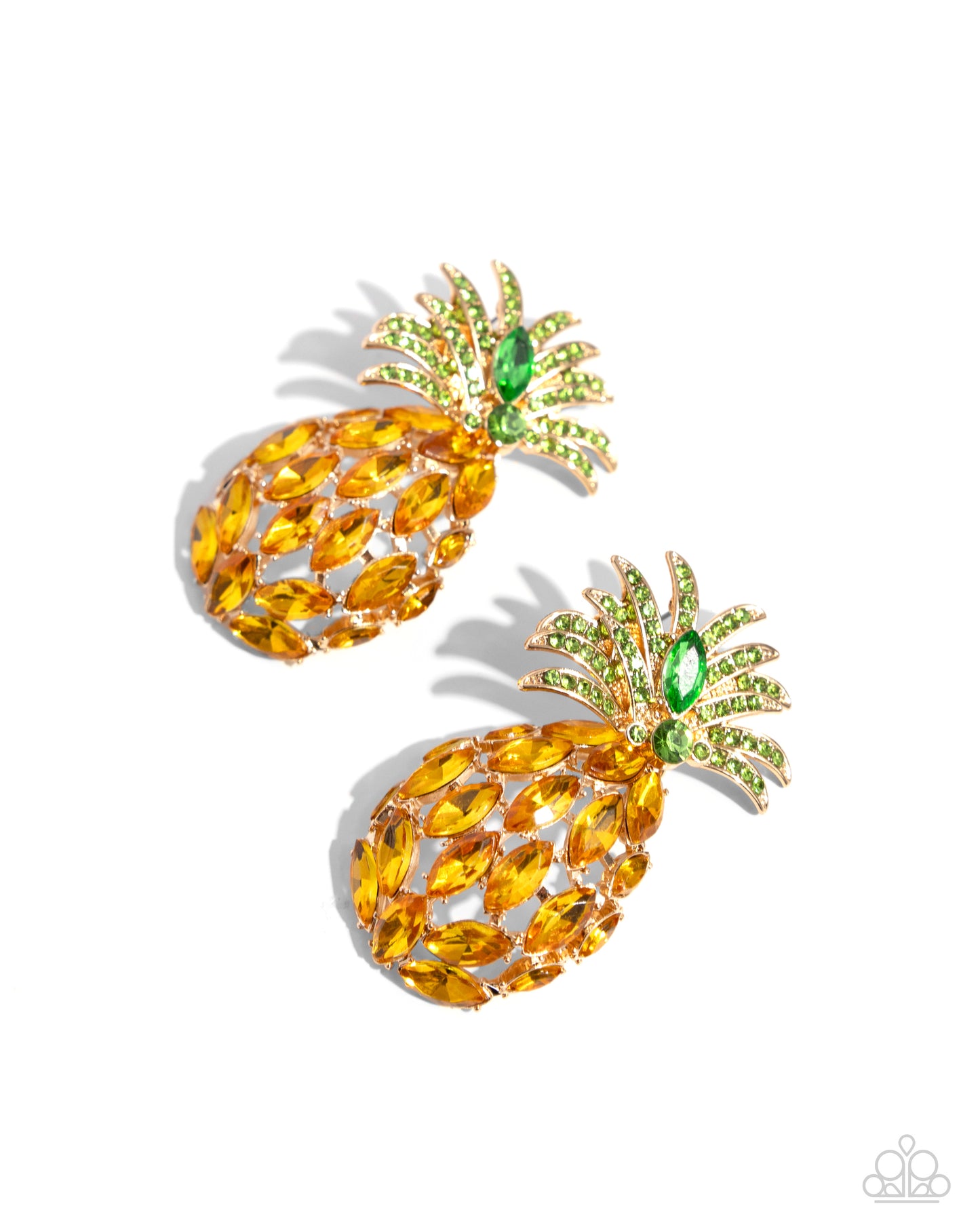 Pineapple Pizzazz - Yellow Paparazzi Accessories