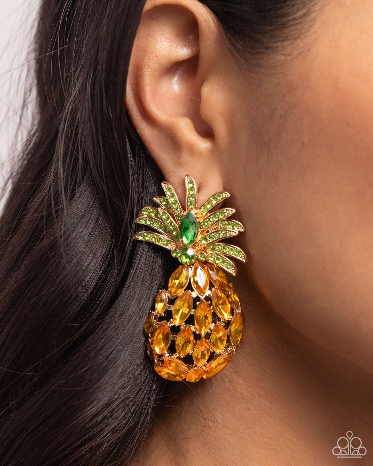 Pineapple Pizzazz - Yellow Paparazzi Accessories