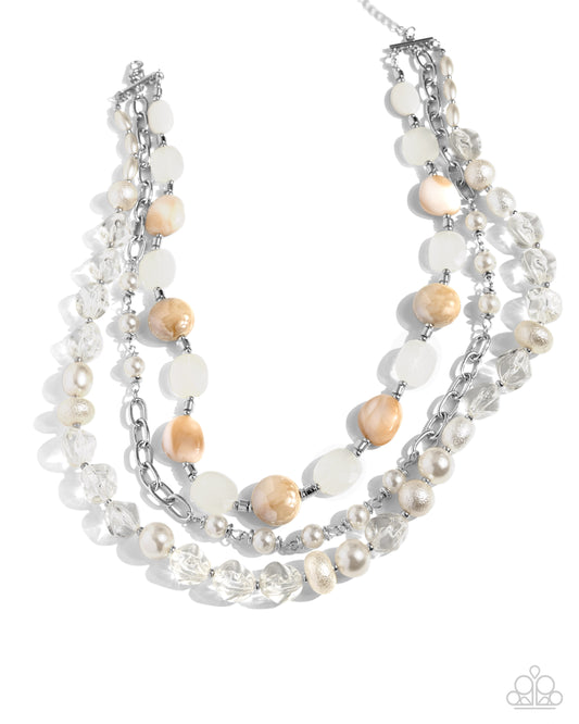 Essential Elegance - White Paparazzi Accessories