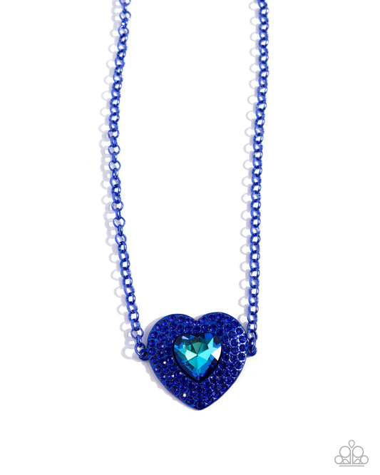 Locket Leisure - Blue Paparazzi Accessories