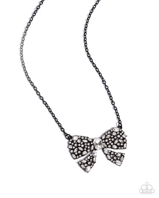 Bewitching Bow - Black Paparazzi Accessories