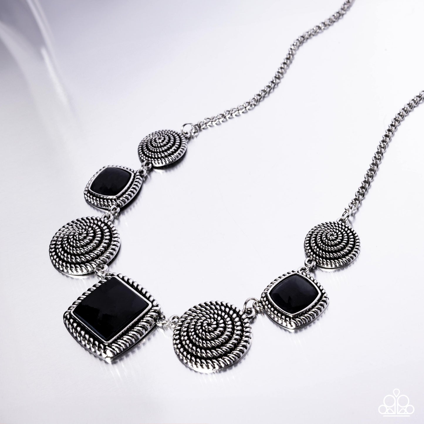 Spiral Sass - Black Paparazzi Accessories
