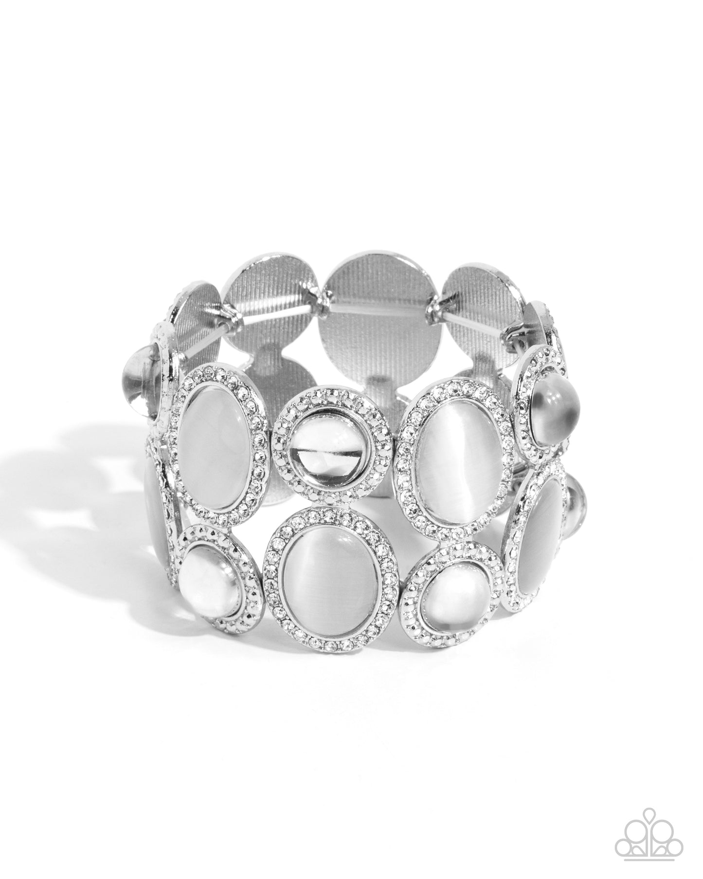Affixed Appeal - White Paparazzi Accessories