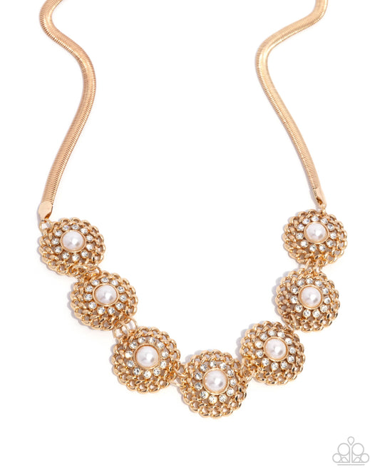 Doll House - Gold Paparazzi Accessories