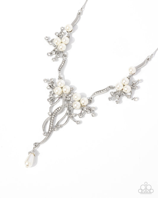 Grapevine Getaway - White Paparazzi Accessories