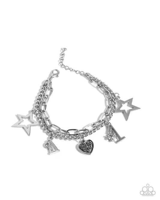 Team Spirit - White Paparazzi Accessories